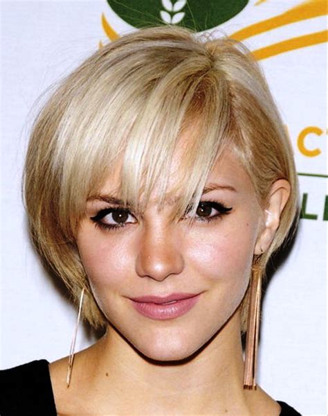 Short haircuts for blonde hair - Light Blonde Pixie with Bangs. Women who have a light blonde pixie with bangs …